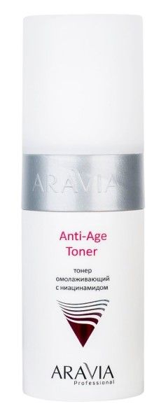 Изображение товара Тонер омолаживающий Anti-Age Toner с ниацинамидом Aravia Professional 150мл Тонер омолаживающий Anti-Age Toner с ниацинамидом Aravia Professional 150мл фотография