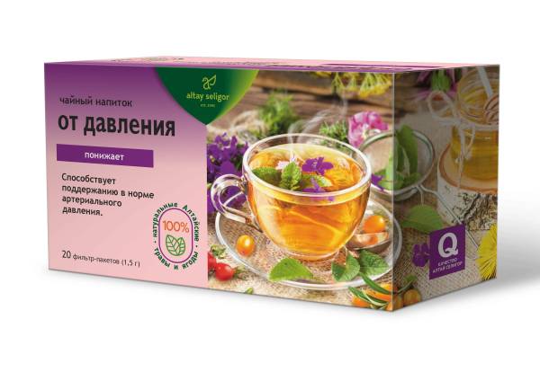 Изображение товара Чайный напиток От давления Алтай-Селигор 20 пакетиков Чайный напиток От давления Алтай-Селигор 20 пакетиков фотография