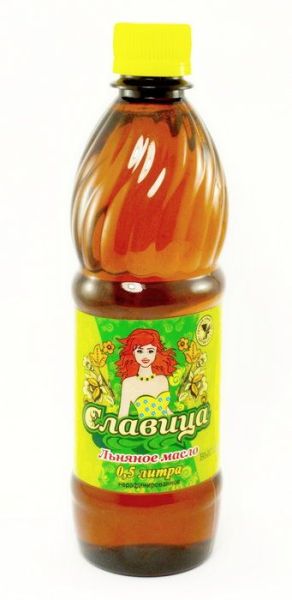 Изображение товара Масло льняное славица пищевое нерафинированное высший сорт 500мл Масло льняное славица пищевое нерафинированное высший сорт 500мл фотография