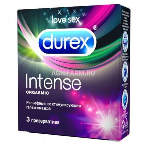 Изображение товара Презерватив Дюрекс Intense Orgasmic 3шт Презерватив Дюрекс Intense Orgasmic 3шт фотография