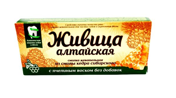 Изображение товара Смолка жевательная Живица Алтайская с пчелиным воском, кедровая Алтайский Нектар 4шт Смолка жевательная Живица Алтайская с пчелиным воском, кедровая Алтайский Нектар 4шт фотография