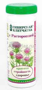Клетчатка сибирская (расторопша) банка 170г